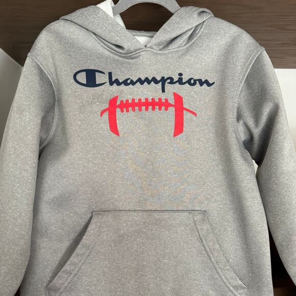 Champion Football Athletic Hooded Sweatshirt - Picture 2 of 4